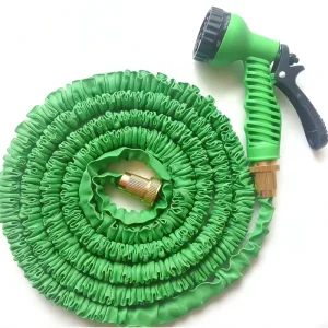 Elastic Two-Layer Expandable Lightweight High Pressure Durable Polyester Garden Hose for Watering & Washing