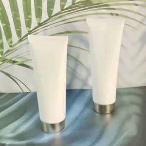 Empty 10ml 20ml 30ml 50ml 100ml 120ml White PE Plastic Facial Cleanser Tube Soft Packaging Tube Cosmetic Hose Factory