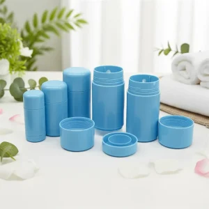 Empty 15g 30g 50g 75g 90g Plastic PP PCR Cylindrical Deodorant Stick Antiperspirant Stick Twist up Tube Sunscreen Container