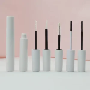 Empty 5ml Mascara Plastic Tubes Brush Applicator pink Matte Container Lip Gloss Tube Logo Custom Eye Serum Packaging Tubes