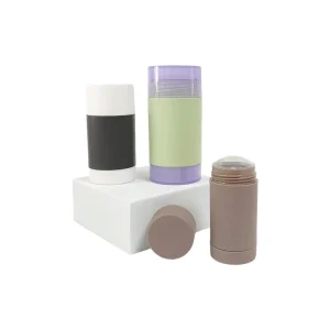 Empty Deodorant Refillable Twist up Deodorant Tube Solid Perfume Stick Container Travel Size Cosmetic Packaging