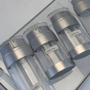 Empty Double Tube 2 in 1 Bottle Dual Chamber 30ml Multi Chamber Plastic Airless Lotion Pump Bottles