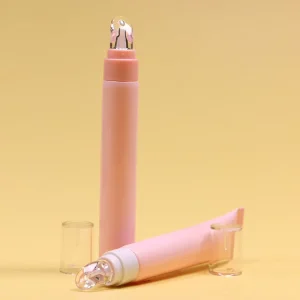 Empty Plastic Squeeze Cosmetic Tube Lipstick 10g 15g 20g Solid Color Soft Cream Lip Gloss Screw Cap Clear PETG Tip