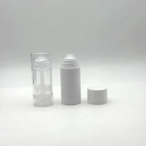 Empty Refillable Balm Twist Up Sunscreen Packing 15g Clear Deodorant Stick Tube Plastic for Mosquito Cream
