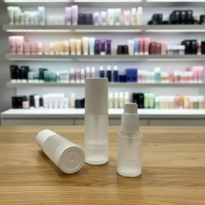 Envase Crema New Luxury Packaging Skincare Supplier Facial Cream Frosted Lotion Bottle Gel Pump Bottle Plastic Tube for Cosmetic