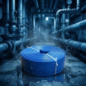 Environmentally Friendly High Pressure PVC Layflat Hose Used for Agricultural Irrigation Water Pumping Swimming Pool Drainage