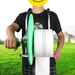 Europe and America Durable Floor Mounted Steel Water Hose Reel with Crank Handle