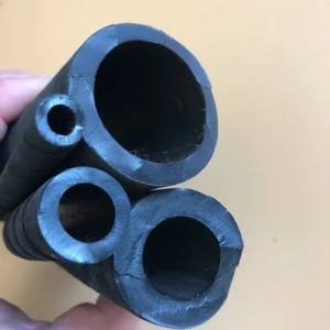 Expandable Black Rubber Air Hose for Industrial Cutting and Moulding