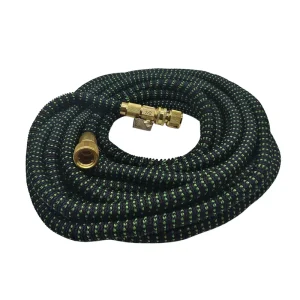 Expandable Garden Hose Double Layers Rubber Garden Hose Natural Latex Expandable Garden Hose