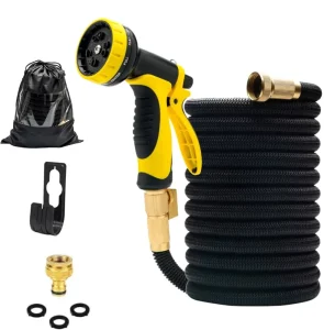 Expandable Garden Hose Garden Hoses Reels High pressure Spray Water Gun