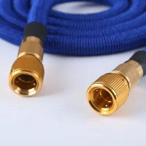 Expandable Garden Hose Garden Lead in Hose 5/8 in With 8 Function Spray Gun Customized Diameter Hose