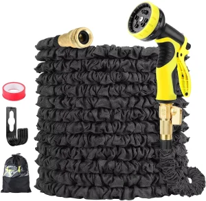 Expandable Garden Hose Lightweight and Flexible Not Easy Knotted 10 Functional Spray Nozzles Comes with Storage Bags Widely Used