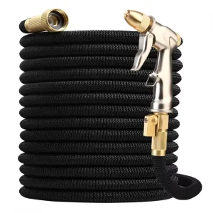 Expandable Garden Hose With Resistance Metal Spray Gun