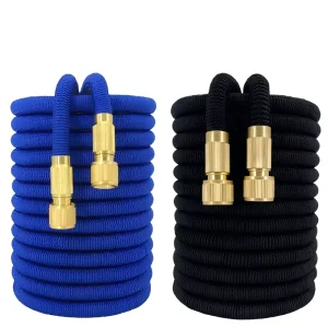 Expandable Latex Garden Hose 3X Telescopic Stretch Anti Corrosion Durable Outdoor Yard Pet Bath Cleaning Hose