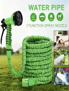 Expandable Lightweight UV Resistant Durable Garden Hose 25FT 50FT 75FT 100FT Flexible Anti Kink 7 Function Spray Nozzle