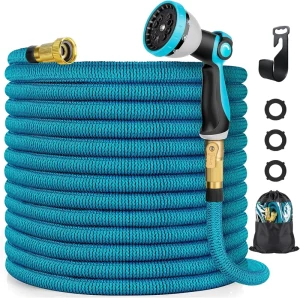 Expandable Water Hose Lightweight and Easy to Carry with Triple the Water Flow Compatible with Various Scenes