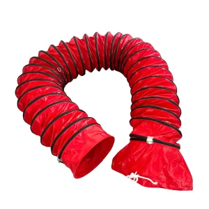 Explosion Proof Anti Static Flexible Air Duct Conductive PVC Fabric Ventilation Hose for Hazardous Areas Fire Retardant