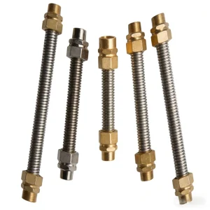 Explosion-proof High-pressure Stainless Steel Corrugated Hose Brass Connector Water Heater Gas Pipeline Flexible Connector