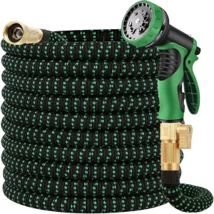Extend Water Hose Expandable Retractable Flexible Garden Hose Pipe for Car Washing Vehicle Cleaning 3 Times