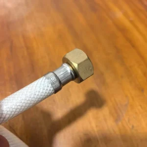 F1/2*F/2 PVC Flexible Water Hose 8mm Inner Diameter 10 BAR Pressure Durable for Angle Valve and Kitchen