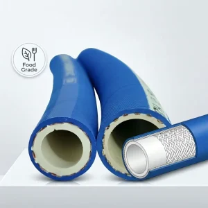 FDA Food Grade Rubber Hose Odorless EPDM Fiber Reinforced Brewery Dairy Milk Delivery Pipe (Sample)