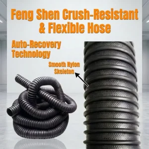 FS Flexible High Temp Rubber Duct CE ISO9001 Feng Shen 220C Heat Resistant Crush Resistant Rubber Hose 76/102/127/152mm