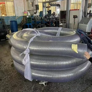 Factory 3 4 Inch 20mm PVC Water Drainage Steel Wire Hose Flexible PVC Duct Hose