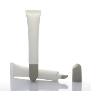 Factory Custom Printing 5g 10g 15g Squeeze Cosmetic Plastic Lip Balm Tubes Packaging Lip Gloss Tube with Plastic Applicator