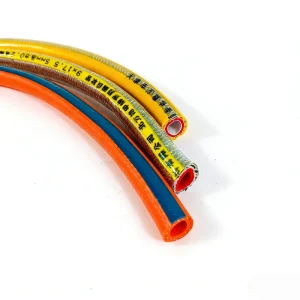 Factory Customization 3/8 Inch High Quality Non-Toxic PVC High Pressure Flexible Heat Resistant Yellow LPG Gas Hose