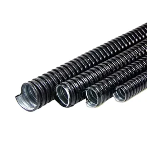Factory Customized Waterproof Flexible Corrugated Conduit Super Flexible Smooth Bore PVC Ducting Hose Waterproof