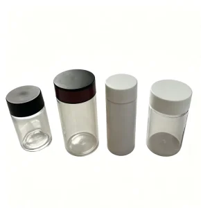 Factory Direcely 35mm 40mm 43mm 3pack 5 Pack 7pack Plastic Proll Jar Tube Wide Mouth PET Jars Bottle with Plastic Childproof Cap