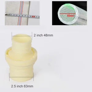 Factory Direct ABS Plastic Hose Pipe Connector High Tensile Strength Durable Hose Coupling Easy to Tighten for Agricultural