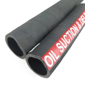 Factory Direct Custom Length Multi Ply High Tensile Textile Reinforced Abrasion Resistant Rubber Suction Discharge Hose