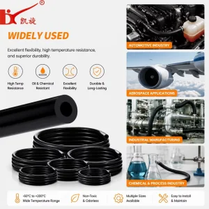 Factory Direct Heavy Duty Flexible Wear Resistant Anti Aging Long Service Life Fluid Delivery Polyester Reinforced Silicone Hose