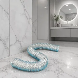 Factory Direct L PVC Aluminum Foil PVC Flexible Air Duct Eco friendly Ventilation Hose HVAC System Hospital Use
