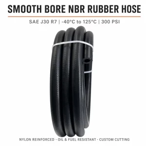 Wide Temp SAE J30 R7 Nylon Reinforced Smooth NBR Hose Oil Resistant Multipurpose Line For Car Engineering Machinery Fuel System
