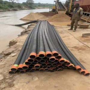 Factory Direct Sale 4-inch 10-meter Gold Ore Suction Hose Anti-wear Rubber Hose Suitable for African Regions