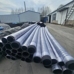 Factory Direct Sale Industrial Large caliber Suction Discharge Hose Acid Alkali Resistant EPDM Steel Wire Reinforced Mud Hose