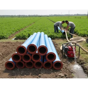 Factory Direct Sale Industrial Large caliber Suction Discharge Hose Acid Alkali Resistant Mud Resistant Black Cutting Service