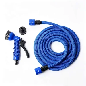 Factory Direct Sale Newest Fabric Rubbery Garden Hose Expandable Hose 7 Function Nozzle Anti UV