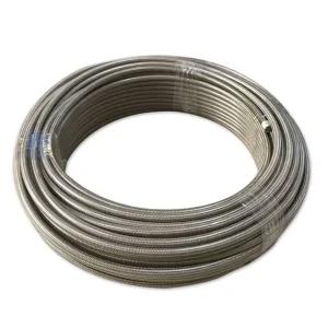 Factory Direct Sale Teflon PTFE Hose with High Pressure Flexible SS304/316 Wire Braided for PTFE Hydraulic Hose Assembly