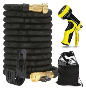 Factory Direct Sales Cross border E commerce Car Wash Watering Telescopic Hose Set Car Wash Water Gun Plastic ABS