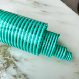 Factory Direct Sales Durable Green Flexible PVC Suction Hose in 2″ 3″ 4″ Inch Water Vacuum Suction & Drainage Pipe