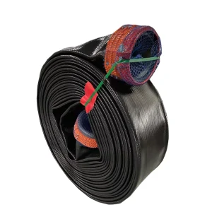 Factory Direct Selling 300psi Ultra High Pressure Lay Flat 10inch Flexible TPU Water Hose Oil Water Discharge 528ft ISO9001