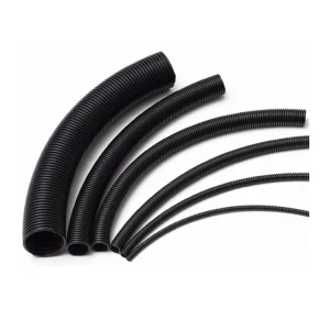 Factory Direct Shipping OEM Heat Resistant Corrugated Tube Plastic Corrugated Pipe Electrical Conduit Pipe Flexible Hose