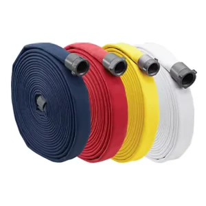 Factory Direct Single Double Jacket Fire Hose PVC Mixed Rubber PU Lining Customized High Pressure Flexible Durable Fire Fighting