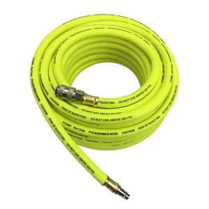 Factory Direct Supply Extremely Flexible Anti Low Temperature 3/8″ 20m Air Hose for European Market with Rapid Fittings