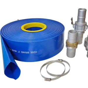 Factory Direct Supply High Quality Reinforced Flexible Lightweight PVC Lay Flat Hose Anti UV Protection for Agriculture Farm