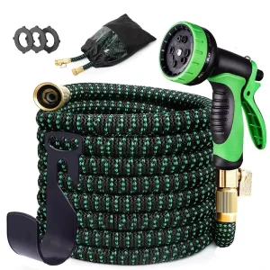Factory Direct Supply Lightweight Expandable Flexible Garden Hose with 10 Function Nozzle