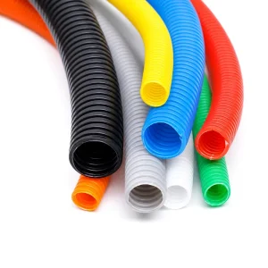 Factory Direct Supply PVC Corrugated 3/8 in Flexible Electrical Conduit Pipe with 3/8 Thread for House Wire Protection